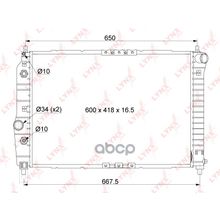 Радиатор Охлаждения Паяный Mt Chevrolet Aveo (T200) (02-08) 1.2, 1.4, 1.6 (A C+) [Mt] LYNXauto арт. RB1006