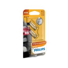 Комплект Ламп 12v W5w W2,1x9,5d 12v 5w Philips арт. 12961B2