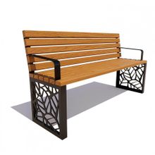 Садово-парковая скамейка «СЕВАСТОПОЛЬ» (1,8м)