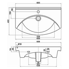 Мебель для ванной Belux Анталия 60 белая венге