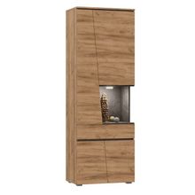Шкаф Соренто, 702х418х2006, Дуб крафт Бетон темный