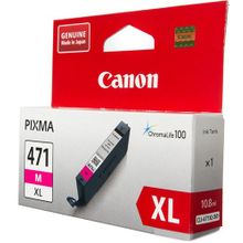 Картридж струйный Canon CLI-471XLM 0348C001 пурпурный для Canon Pixma MG5740 MG6840 MG7740