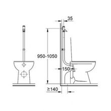 Cмывное устройство для писсуара Grohe Rondo (37141000)