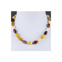 Бусики-Колечки Бусы Яшма "Электика" арт. НЯШ-18(16-10)-48-10