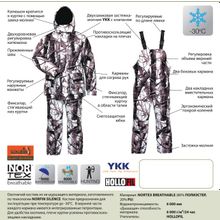 Костюм зимний Norfin Hunting Wild Snow