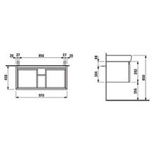 Мебель для ванной Laufen Pro S 4.8355.2.096.464.1
