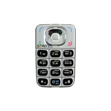 Клавиатура русская Nokia 6125 серебристый