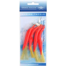 Морская оснастка Mikado HAIR TUBE RIG, крючок № 3 0 (RED YELLOW)