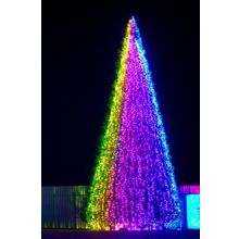 Набор освещения Хамелеон RGB для елок 28 м.