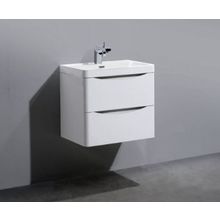 Тумба Под Раковину 60 См, Bianco Lucido, Belbagno Ancona-N Ancona-N-600-2C-So-Bl