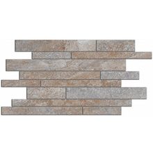 KERAMA MARAZZI SG188 006 Бордюр Тревизо серый светлый мозаичный 50,2х25х9,5