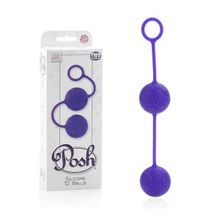 California Exotic Novelties Фиолетовые вагинальные шарики Posh Silicone “O” Balls