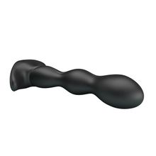 Черный анальный стимулятор простаты с вибрацией Special Anal Massager - 14,5 см. (134400)