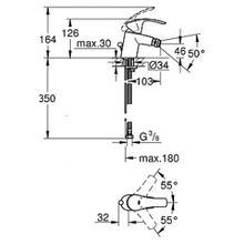 Смеситель Grohe Eurosmart 32927002 для биде