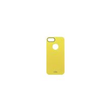 чехол-крышка Puro Soft Cover IPC5SOFTYEL для Apple iPhone 5, матовый желтый