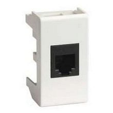 Розетка телефонная 1xRJ12 VIVA, белый |  код. 45018 |  DKC