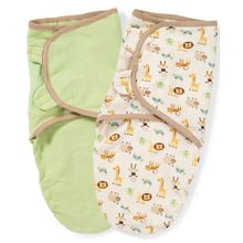 Summer Infant SwaddleMe 2 шт S M джунгли