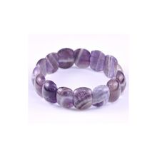 Бусики-Колечки Браслет Аметист "Лилу" арт. бНАМ-3(19-15)-18-3