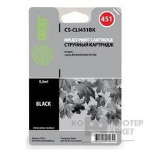 Cactus CLI-451BK Картридж струйный  CS-CLI451BK черный для Canon MG 6340 5440 IP7240 9,8ml