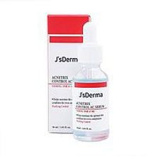 Сыворотка с цинком для проблемной кожи JsDerma Acnetrix Control Ac Serum Niacinamide 8% Zn-PCA 1%