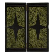 Нарды "Звезда" малый камень, змеевик