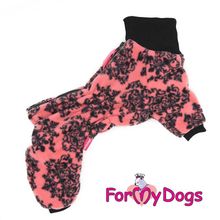 Флисовый комбинезон для собак ForMyDogs девочка розовый FW359-2016 F