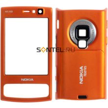 Корпус Class A-A-A Nokia N95 8GB оранжевый без средней части