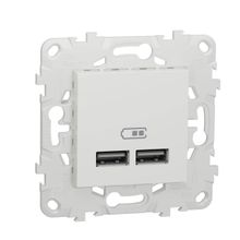 Schneider Electric Розетка компьютерная USBx2 Schneider Electric Unica New NU541818 ID - 237821