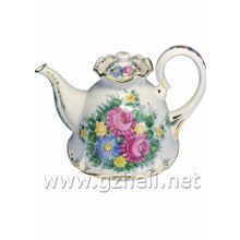 Чайник в цвете "Колокольчик". Гжельский фарфор. арт. 0531