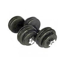 Гантели MB Barbell Atlet 2х15кг (обрезиненный гриф)