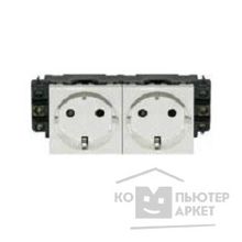 Legrand 077602 РОЗЕТКА 2 X 2К+3 - ПРОГРАММА MOSAIC - ДЛЯ МОНТАЖА НА КАБЕЛЬ-КАНАЛАХ - С ВИНТОВЫМИ ЗАЖИМАМИ