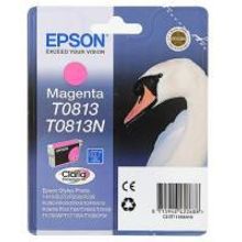 Картридж для EPSON T0813 (пурпурный) совместимый