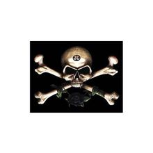 Термоаппликация Череп роза