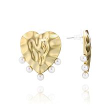 Серьги-гвоздики "Сердце" (арт. 79204-1)