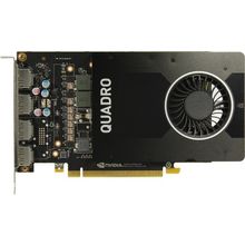Видеокарта   5Gb   PCI-E    PNY VCQP2000-PB (RTL) 4xDP   NVIDIA Quadro P2000