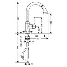 Смеситель Hansgrohe Talis Classic 14863000 для кухонной мойки