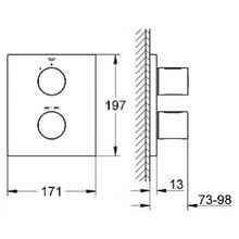 Термостат Grohe Grohtherm 3000 Cosmopolitan 19568000 для душа