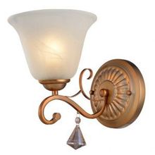 Бра декоративное CONO медь белый хрусталь E27 1*60W 220V арт.A8391AP-1PB