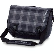 Стильная мужская в серую черную клетку удобная сумка Dakine Messenger Bag Lg Northwood через плечо для ноутбука