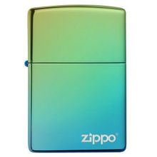 Зажигалка зеленая глянцевая Zippo с покрытием High Polish Teal