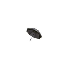 Черный с белой каемкой зонт-трость Slazenger полуавтоматический