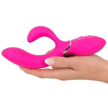 Orion Ярко-розовый вибратор-кролик Bendable Rabbit Vibrator - 19,8 см. (ярко-розовый)