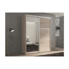 РВ-мебель Шкаф-купе 2-х дверный Кааппи 2 Дуб Кастелло Серый 120х60х230 см