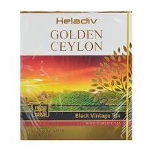 чай Heladiv GC VINTAGE BLACK TEA, 100 пак, чёрный