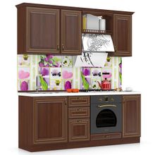 Любимый Дом Кухня Кантри Орех № 05 200 см., универсальная сборка ID - 287627