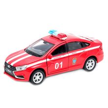 WELLY Welly 43727FS Велли Модель машины 1:34-39 LADA Vesta "Пожарная охрана" 43727FS