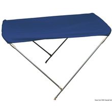 Osculati Light 2-arc foldable bimini 150 160 navy blue, 46.900.12