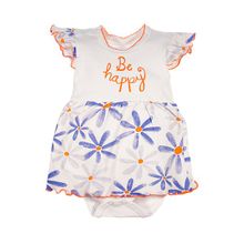 NewBorn Боди-платье короткий рукав "Be happy" 13-07-1