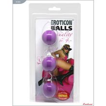 Eroticon Фиолетовые тройные вагинальные шарики (фиолетовый)