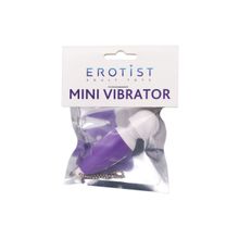Erotist Фиолетовый вибратор-брелок (фиолетовый с белым)